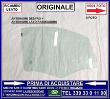 VETRO FINESTRINO PORTIERA ANTERIORE DESTRA DX PASS QUBO FIORINO NEMO BIPPER