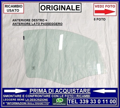 Vetro finestrino portiera - vetro,