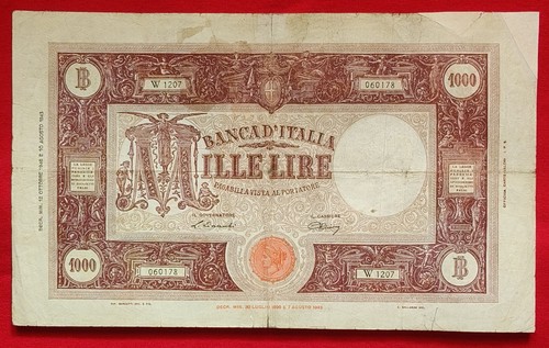 Mille lire grande barbetti - lire,