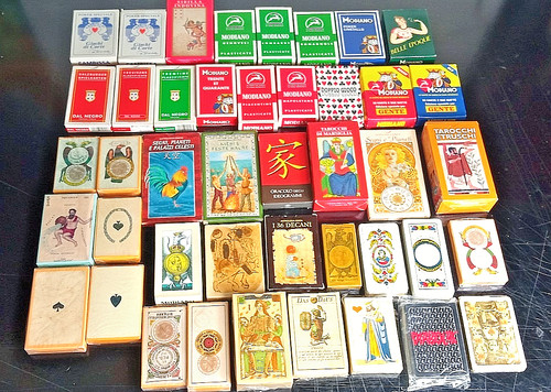 Lotto mazzi carte - lotto, 43