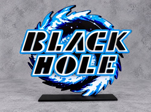 Black hole pinball topper - black,