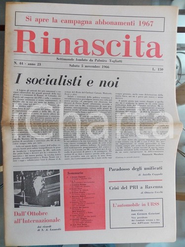 1966 rinascita giuliano - 1966,