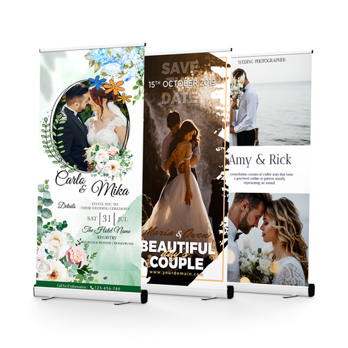 Personalised roll banner - roll, up