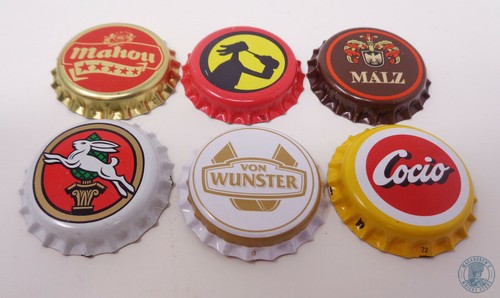 Tappo corona vari 6 pezzi - -,