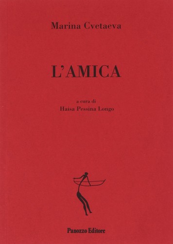 Amica testo russo a fronte - l'amica.,