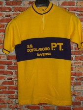 EROICA MAGLIA SHIRT MAILLOT BICI CICLISMO VINTAGE 70'S RAVENNA ACRILICO