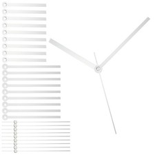 10 Set Lancette Orologio Alluminio Solo Kit Ricambi, Argento 4,72 Pollici
