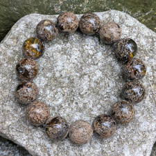 Bracciale di perle ambra