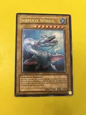 YU GI OH CARTA SERPENTE SPIRALE ULTIMATE 1EDZ STON-IT003 COLLEZIONE VINTAGE RARA