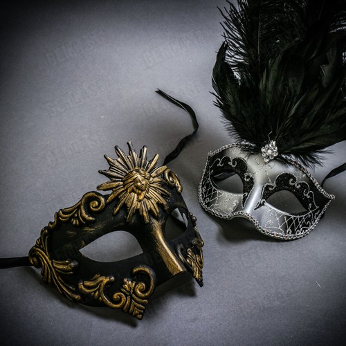 Maschera occhi mardigras - occhi, nero