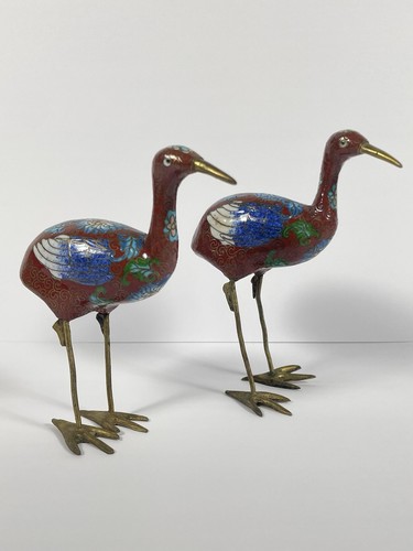 Coppia statuette aironi - coppia,