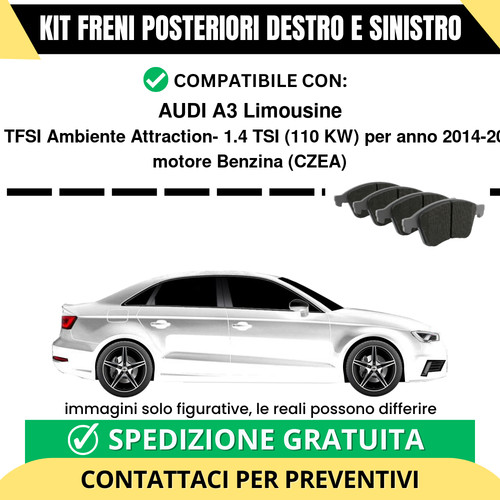 Pastiglie freno posteriori - pastiglie,