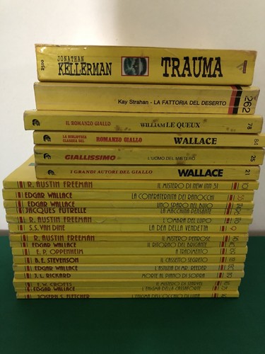 Lotto libri gialli - gialli, vari