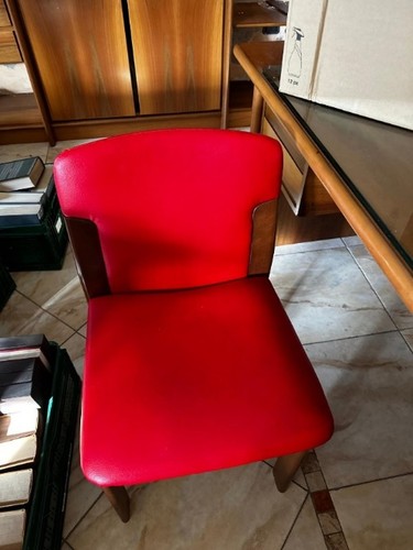 Sedia rossa antica - in, e