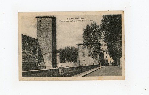 Cartolina figline valdarno - valdarno,