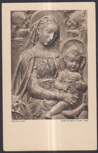 Santino antico madonna - santino,