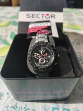 SECTOR 850 OROLOGIO UOMO R3273975002 ACCIAIO DATA 45mm LIST. 199€ In Garanzia