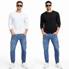 Jeans uomo denim pantaloni