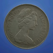 Moneta da 10 pence nuovi