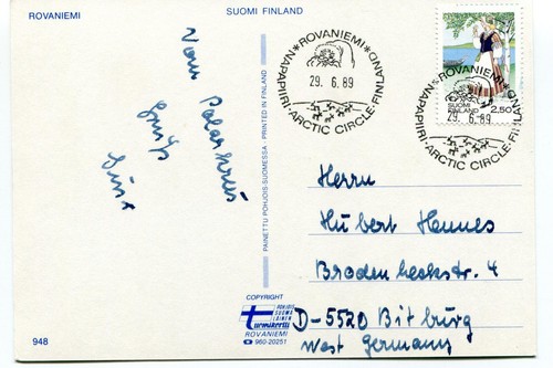1989 rovaniemi suomi finland - 1989,
