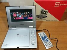 TELE SYSTEM LETTORE DVD DIVX MP3 USB PORTATILE SCHERMO 7" APERTURA 180° LEGGI
