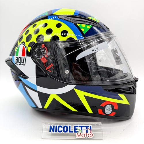 Casco integrale agv - integrale, rossi