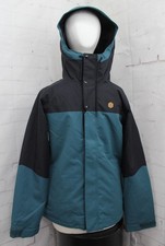 Giacca snowboard Volcom Bolt isolata, donna taglia media, verde balsamo nuova