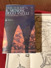 J.R.R. Tolkien Il Signore Degli Anelli Traduzione Alliata Bompiani 2010 Mappa