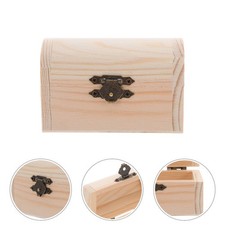  4 scatole di legno grezzo