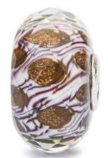 Charm Trollbeads Vetro, Ambra E Pietre Preziose in Vetro TGLBE-30030