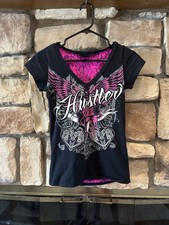 HUSTLER GRAIL T SHIRT TOP Y2K