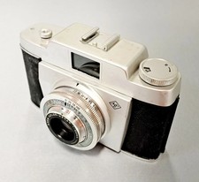 Macchina Fotografica Vintage AGFA SILETTE Color Agnar 1:28 45 + Custodia Pelle