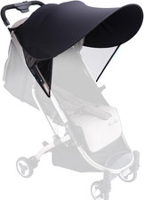 Parasole per Passeggino, Parasole Carrozzina Universale Regolabile, Ombrello per