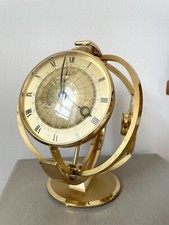 Orologio da scrivania vintage anni 60 metà secolo Imexal 8 giorni tempo mondiale e stazione meteo