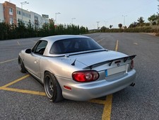 NB Miata MX-5 Ducktail Spoiler Duckbill Trunk Wing MK2 MK2.5 alluminio