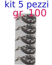 5 piombi grippa pesca piombo