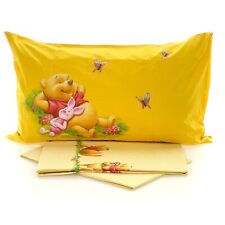 Lenzuola Caleffi Winnie the Pooh singolo completo letto una piazza cotone 100%