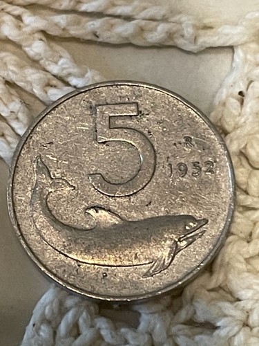 Moneta rara lire delfino del - rara,