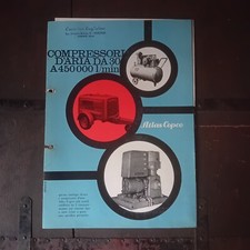 COMPRESSORI ATLAS COPCO EPOCA OLDTIMER BROCHURE PROSPEKT OPUSCOLO 