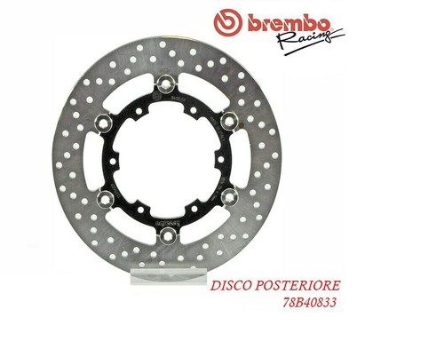 Disco freno posteriore brembo - freno,