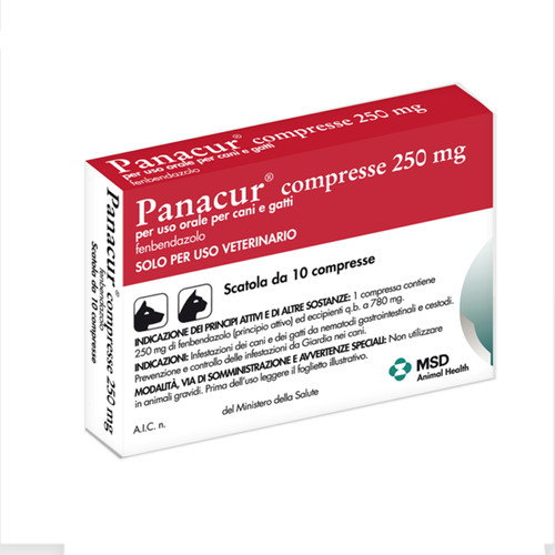Msd panacur 250 cpr - 10, cani
