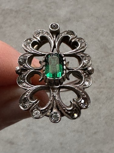 Antico anello argento - in, e