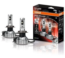 Set OSRAM NIGHT BREAKER Smart H7 LED 330% per Seat Leon 1P Altea / XL 2005-2012