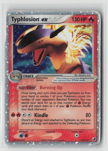 Typhlosion 110 115 holo - typhlosion, ex