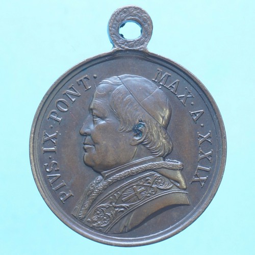 Pio medaglia 1875 per - ix,