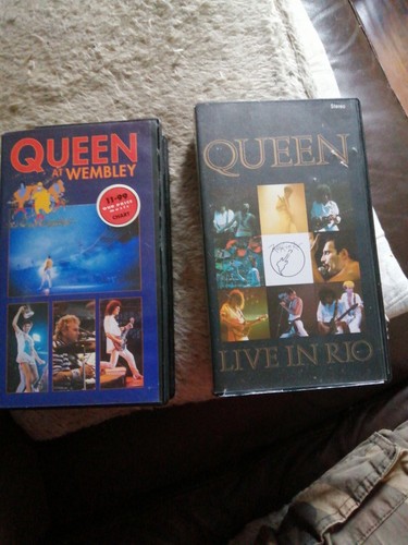 Queen vhs tapes live - tapes, 2