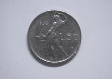 50 LIRE 1958 VULCANO 1° TIPO