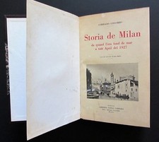 Colombo STORIA DE MILAN da quand l'era fond de mar a tutt April 1927 con 24 tav