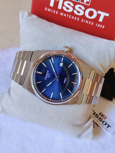 Tissot prx 40mm blue sunburst - tissot,