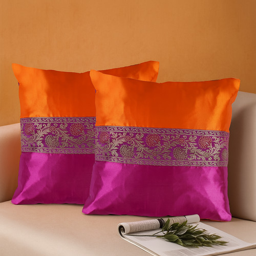 Copricuscini seta rosa - in,